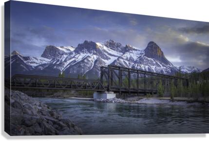 Old Engine Bridge Canvas Print