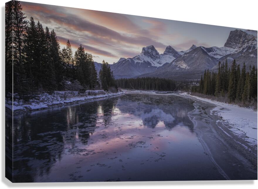 Pastel colour paint Canvas Print