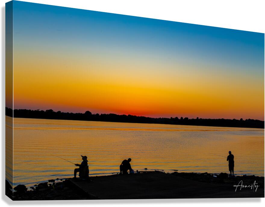Sitting Through Time Canvas Print