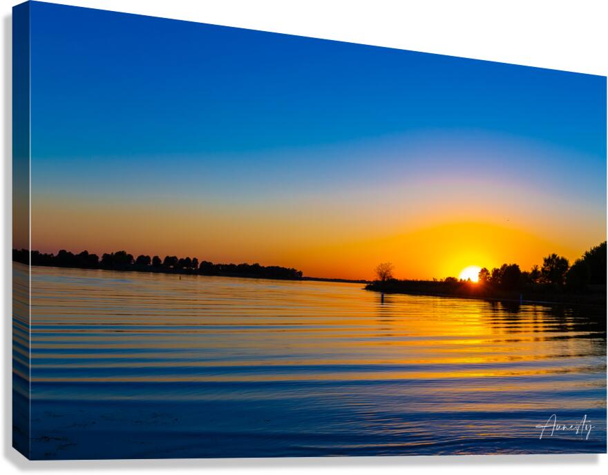Goodnight Sun Canvas Print