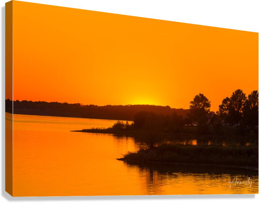 Golden Sunset Canvas Print