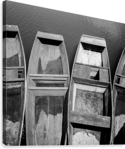 Four boats Canvas Print