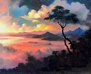 East Java landscape art16k1