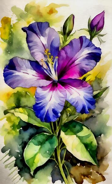 Four o clock flowers14k4 Print