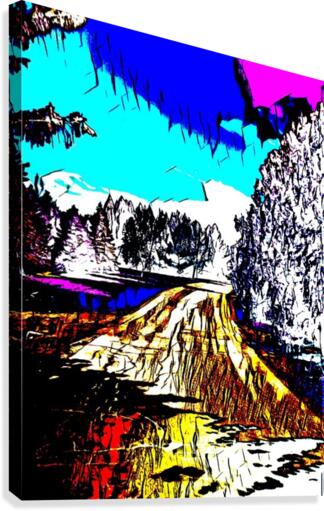 The Park Canvas Print