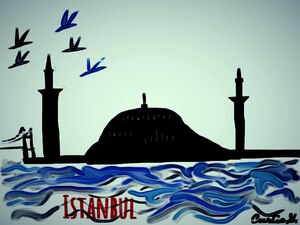 Istanbul in the Evening