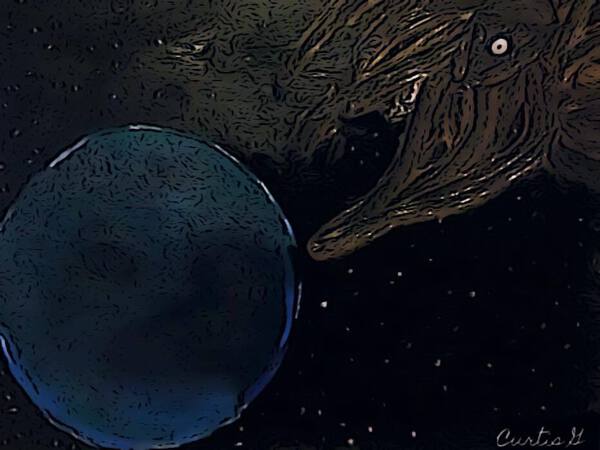 Visitors with a Vendetta Print