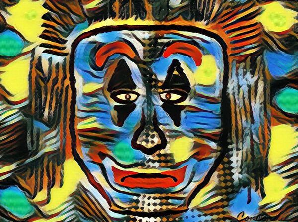 Tears of a Clown 2 Print