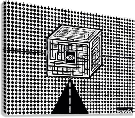 The Cube Canvas Print