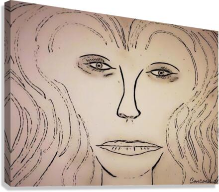 Serious Canvas Print