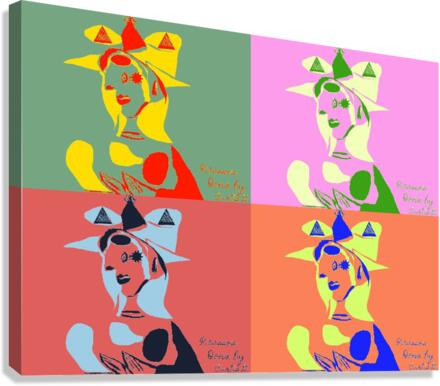 Dora Goes Pop Canvas Print