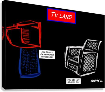 TV Land Canvas Print