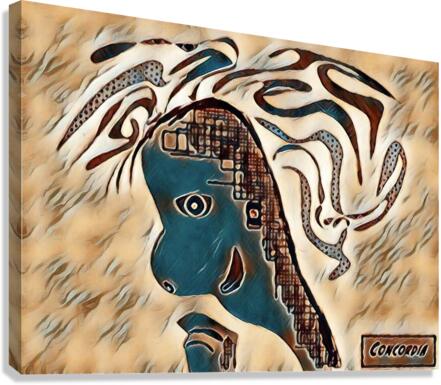 The Thinker 10 Canvas Print