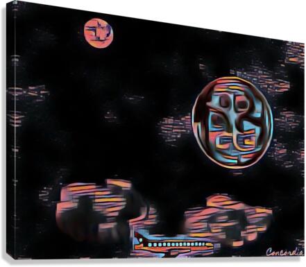 Night Sky 4 Canvas Print