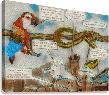 Our Gang I 1 Canvas Print