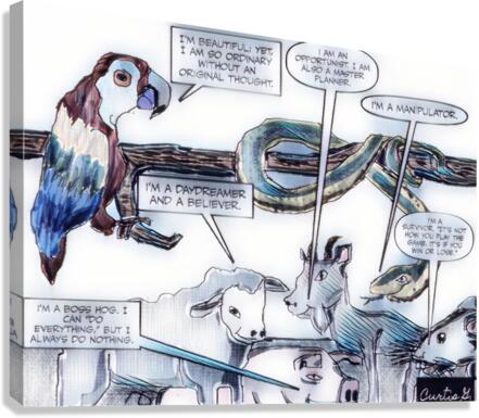 Our Gang I 4 Canvas Print