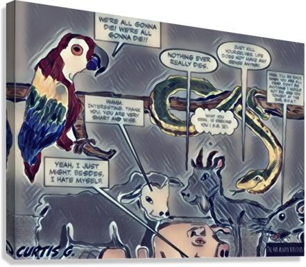 Our Gang II 4 Canvas Print