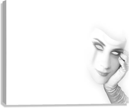 mask Canvas Print