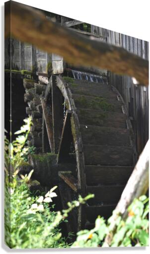 Old Mill Wheel Canvas Print