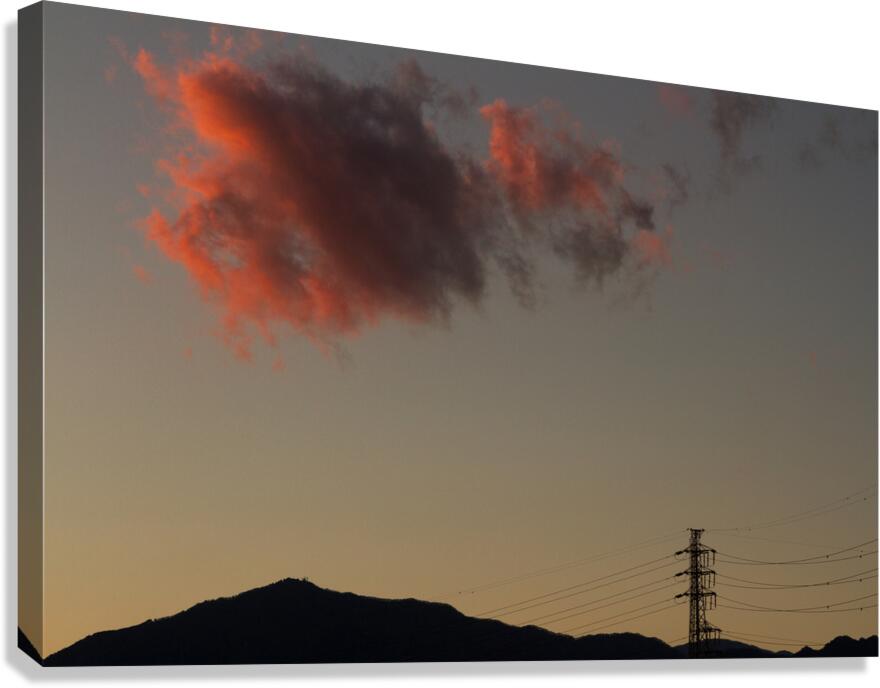 Electric Sunset Canvas Print