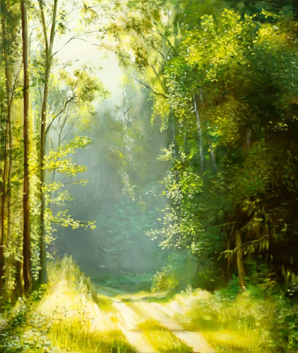 Forest Sun Print