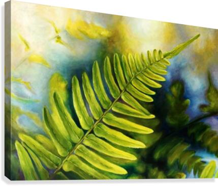 Fern Night Canvas Print