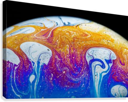 Soap Bubble Close Up Canvas Print