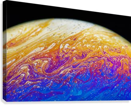 Soap Bubble Close Up Canvas Print