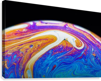 Soap Bubble Close Up Canvas Print