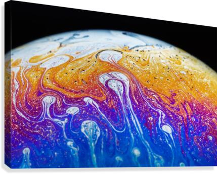 Soap Bubble Close Up Canvas Print