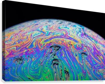Soap Bubble Close Up Canvas Print