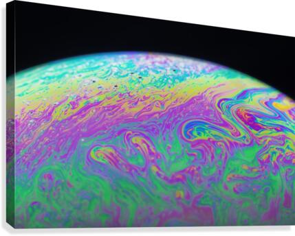 Soap Bubble Close Up Canvas Print