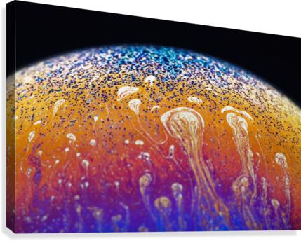 Soap Bubble Close Up Canvas Print