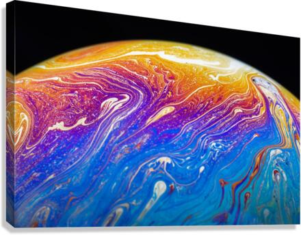 Soap Bubble Close Up Canvas Print