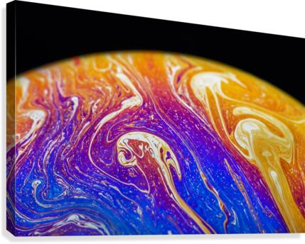 Soap Bubble Close Up Canvas Print