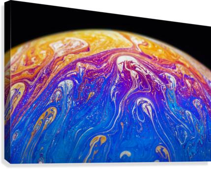Soap Bubble Close Up Canvas Print