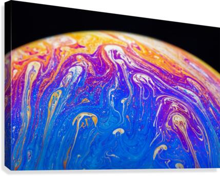 Soap Bubble Close Up Canvas Print