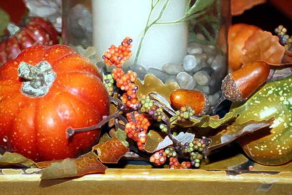 Fall Thanksgiving Decor  Print