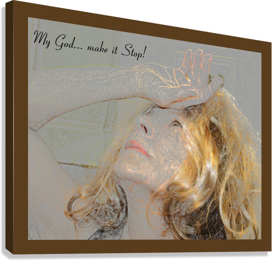 Make it Stop  Canvas Print