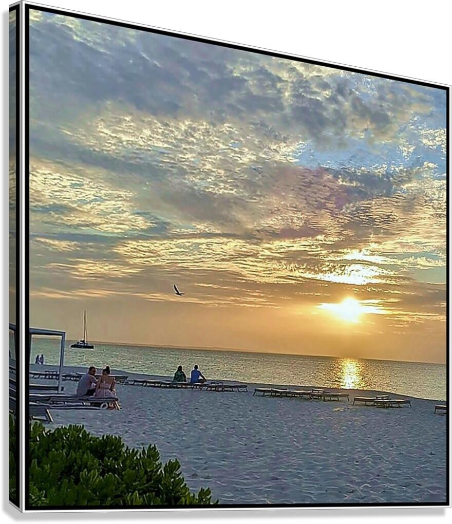 Deepening Sunset Canvas Print