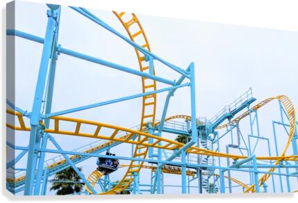 Fairground Coaster Canvas Print
