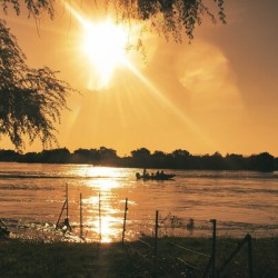 Sunset Zambezi River