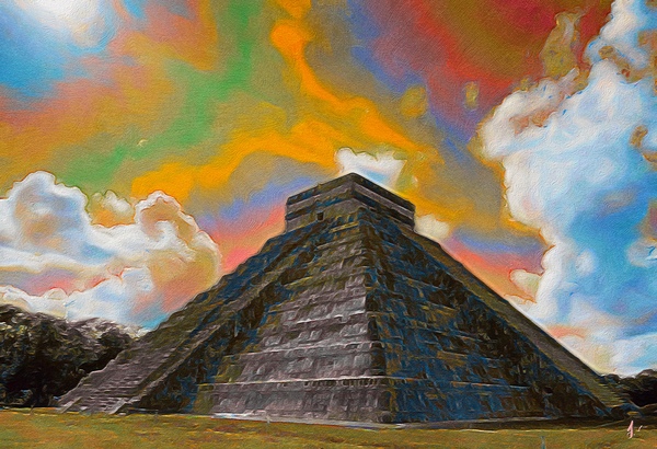 Chichen Itza Print