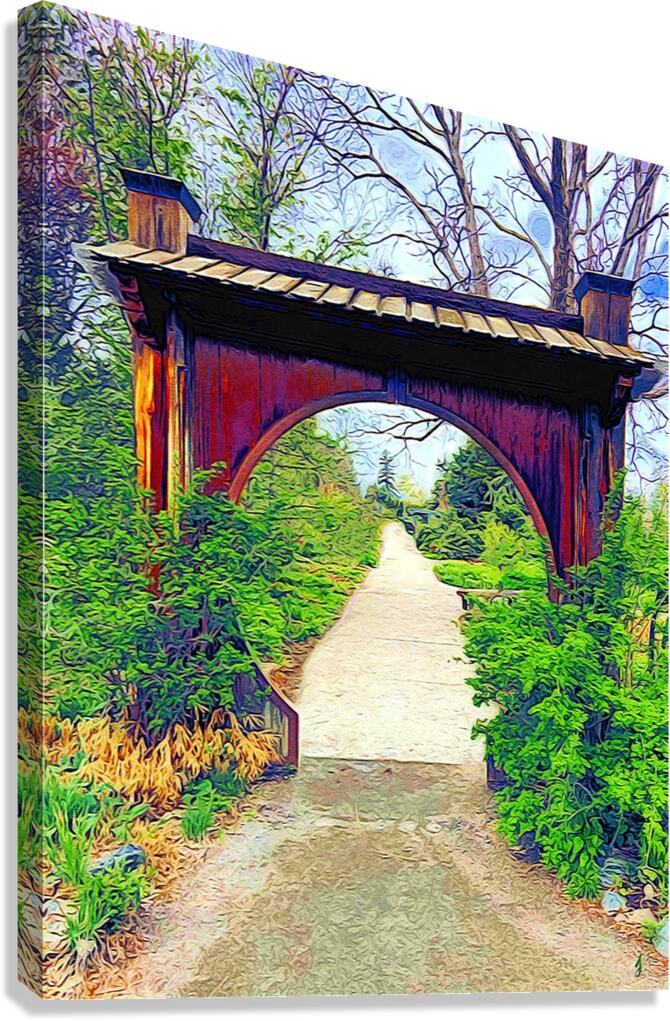 Gated Forest Canvas Print
