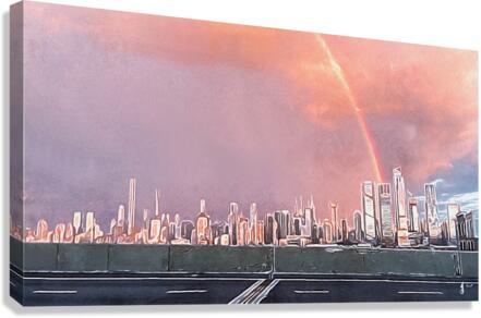 Rainbow Streets Canvas Print