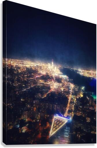 City Lights Canvas Print