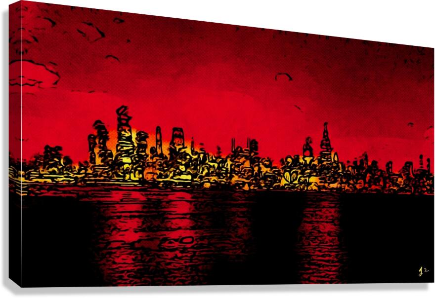 Sin City Canvas Print