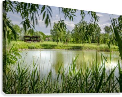 Summer Lake Canvas Print