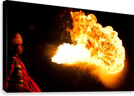 Fireball Canvas Print