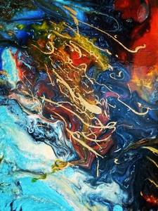Colorful abstract painting 